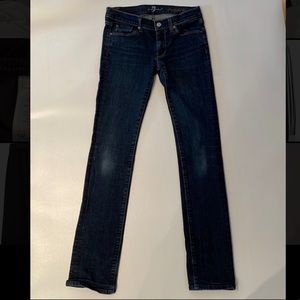 7 For All Mankind - straight leg jeans - size 27